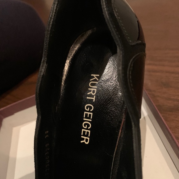 Kurt Geiger Black patent Ladies high heel shoes - Picture 8 of 9